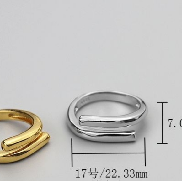 Unique Wrap Adjustable Ring | 18k Gold Over S925 - Picture 11 of 11